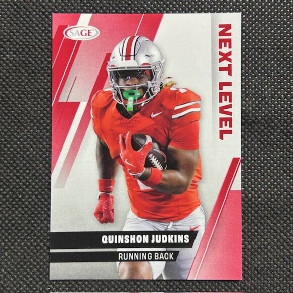 Quinshon Judkins 2025 SAGE HIT Red #97 Ohio State Buckeyes RC Rookie Browns - Picture 1 of 2